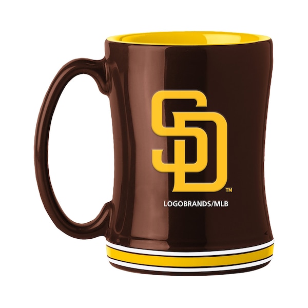 Logo Brands San Diego Padres 14oz Relief Mug 524-C14RM - main